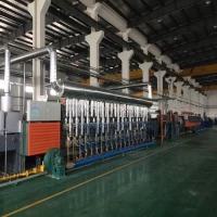 China Gas heating continuous induction furnace/mesh belt furnace manufacturer