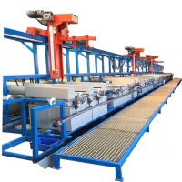 Китай Wholesale Design Screw Barrel Profiles Electrostatic Powder Coating Line Zinc Plating Machine производителя