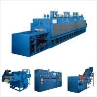 China stable performance heating mesh belt treatment furnace manufacturer