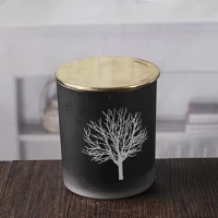 China Black glass candle holder votive candle holder wholesale manufacturer