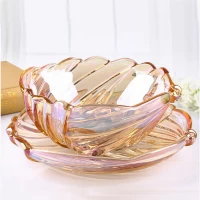 China Pretty red and yellow dry fruit plate set wholesale manufacturer