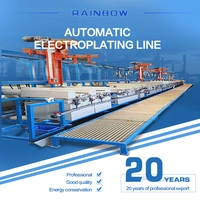 Chiny W pełni automatyczna miedź/nikiel/chrom/cynk/srebrne poszycie galwaniczne linia produkcyjna producent