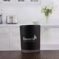 China Decorative candlestick black glass candle holder wholesale manufacturer