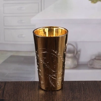 China Embossed gold candlesticks fancy candle holders for sale manufacturer