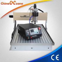 Cina ChinaCNCzone DSP Mach3 USB CNC 6090 3 Axis Mini router CNC con sistema di raffreddamento ad acqua e lavello 1500W, 2200W mandrino per la selezione produttore