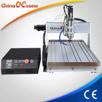 China Mach3 USB CNC 6040 3 Axis 4 Axis Mini CNC Router with 1500W/2200W Spindle, Sink Cooling System and Z Axis high to 105mm manufacturer