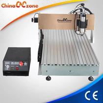 الصين ChinaCNCzone قوي CNC6090 العملاقة CNC راوتر 3 المحور مع وحدة تحكم CNC USB و2200W المغزل الصانع
