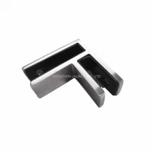 China Stainless Steel Glass Clamp Balustrade Glass to Glass Connector manufacturer