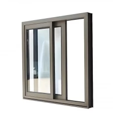 China Aluminium Alloy Sliding Windows Double Glazed Tempered Glass Windows manufacturer