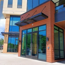 China Toldos de pátio de alumínio comerciais e residenciais personalizados dossel de pára-sol de metal fabricante