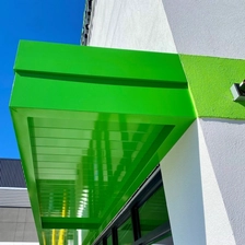 Cina Tende da sole personalizzate per porte d'ingresso in lega di alluminio commerciali e residenziali, per parasole impermeabili produttore