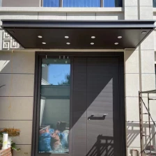 Cina Tenda da sole elegante per porte d'ingresso in lega di alluminio durevole a bassa manutenzione personalizzata produttore