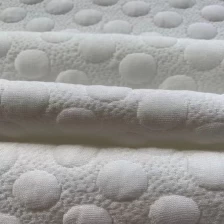 China witte bamboe jacquard matras kussen stof fabrikant