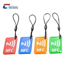 China Passive NFC Tag Epoxy Coating With Logo Printing manufacturer