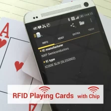 China Fabricante de cartas de jogar RFID de cassino personalizado de alta qualidade NFC Poker fabricante