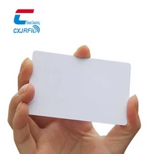 China Custom PLA Eco Friendly Blank NFC Card 13.56mhz RFID card Manufacturer manufacturer