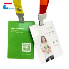 porcelana Tarjeta de identificación con fotografía PLA RFID Fabricante de tarjetas de retrato de identificación fabricante