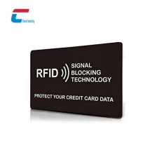 中国 工場出荷時の価格 RFID クレジット カード ブロッキング カード NFC ブロッカー保護カード メーカー メーカー