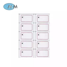 الصين RFID UHF البطانة ورقة الصانع الهوائي تسمية تخصيص حجم A4 تخطيط 13.56MHz الأبيض بطاقة RFID PVC ورقة البطانة Prelam الصانع