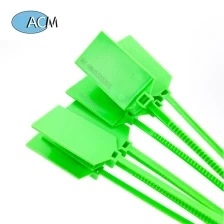 China Individuell bedruckter, selbstsichernder RFID-Kunststoff-Kabelbinder mit Kabelbinder und Etikett Hersteller