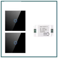 China Tuya Smart Life Home House WiFi Wireless Remote Wall Switch Voice Control Touch Sensor LED Light Switches Alexa Google Home 220V manufacturer