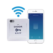 China Tuya WiFi Door Exit Button Wireless Release Push Switch For Electronic Door Lock Sensor Access Control System APP Remote Control manufacturer