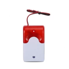 Chine Flash LED lumière stroboscopique sirène 12V travail pour GSM PSTN système d'alarme vocale de sécurité à domicile fabricant