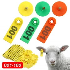 China Etiqueta de orelha de gado numerada reutilizável Uhf RFID Chip de orelha de animal para suprimentos de vaca fabricante