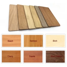 China Customized Logo Rfid Wood Recyclable Recyclable Logo Card Engraved Wooden Smart Rfid Card manufacturer