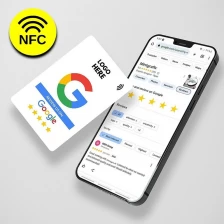 China Impressão personalizada Cartão pop-up de avaliações do Google Cartão de avaliação do Google Nfc Ntag213 215 216 Avaliação do cartão do Google fabricante