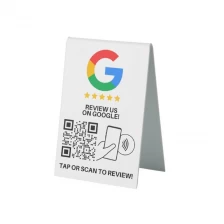 Çin Özel Baskı Nfc Çip Google İnceleme Kartı Pop Up amazon İnceleme Kartı Nfc Ntag213 215 216 Google oyun hediye kartı üretici firma
