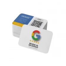 porcelana Tarjeta nfc de alta calidad que Google utilizó tarjetas rfid de embalaje de tarjetas nfc para revisión de Google fabricante