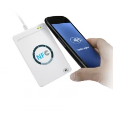 Çin 13.56Mhz Rfid Okuyucu Temassız ACR122U NFC Akıllı Kart Okuyucu üretici firma