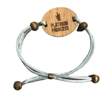 porcelana Pulsera rfid de madera con logotipo personalizado, pulsera de madera nfc de un solo uso respetuosa con el medio ambiente para eventos festivos fabricante