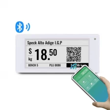 Çin Kağıtsız E Mürekkep Ekran Dijital Fiyat Etiketi Ble Esl Rfid Eink Etiketi Elektronik Raf Etiketi için üretici firma