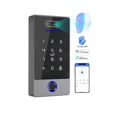 China 3d Face Recognition Access Control System Biometric Fingerprint Waterproof Access Control Products Card Nfc TTlock App Control manufacturer