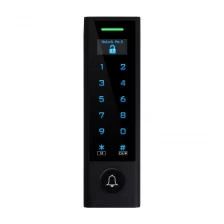 China Smart user-friendly OLED access OEM & ODM ID+IC RFID reader touch keypad Tuya WIFI access control system with doorbell manufacturer