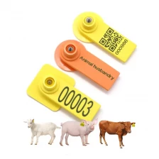 China A fábrica fornece etiquetas auriculares para gado, etiquetas auriculares para animais em tamanhos diferentes para fazendas fabricante