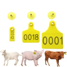 الصين علامة أذن خنزير حاصلة على شهادة ISO 17717 بقطر 30 مم مع رقم الصانع