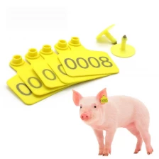 中国 牛の黄色の耳タグ家畜識別用の耳タグ メーカー