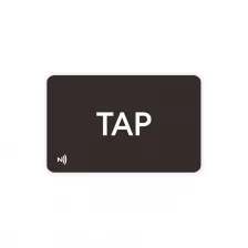 China Customized Black Matte NFC Card NTAG 213 NTAG 215 NTAG 216 RFID Tap Digital Business Cards manufacturer