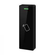 China Newest Design 115*70*15mm 125KHz EM Card Reader,Touch Panel Proximity RFID Wiegand Reader for Access Control System manufacturer
