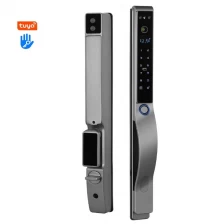 Cina Smart Lock residenziale 6085 Videocitofono elettrico senza chiave Riconoscimento facciale 3D Sblocco Blocco impronte digitali per porta in alluminio produttore