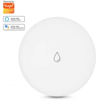 China Tuya Water Leak Detector IP67 110dB Wireless Smart Water Sensor Alarm Alexa Google Intelligent Flood Detector manufacturer