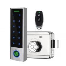 China IP65 Wireless Smart Lock, Intelligent Gate Door Lock, Fingerprint Password Card Access with Remote Controller manufacturer