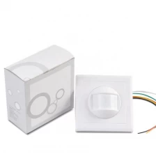 China White Color ABS Housing Wired DC9-16V Passive PIR Infrared Motion Detector With Imported Sensor For Security Alarm System manufacturer