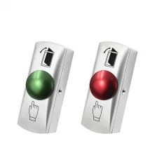 China NO/COM push button switches Mushroom metal access control door release button for passive keyless entry system manufacturer