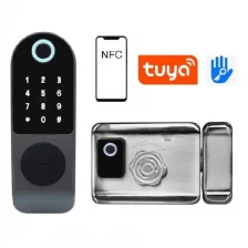 China Smart Tuya TT LOCK Fingerprint Bluetooth Apartment Door Lock for Gate manufacturer