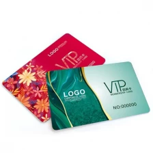 China Customized Credit Card Size Fast Printing PVC Plastic Gift Card Membership VIP Business Cards manufacturer