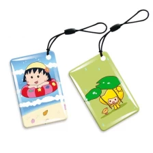 China Custom Shape Design 13.56mhz Waterproof Epoxy Google Review NFC Card With QR Code Printing manufacturer